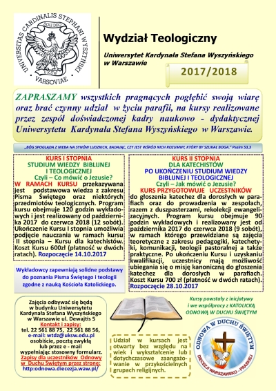 Kursy na UKSW w Warszawie